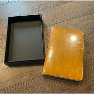Leafax Executive Notebook Brand New With Box Gold Sealed In Plastic